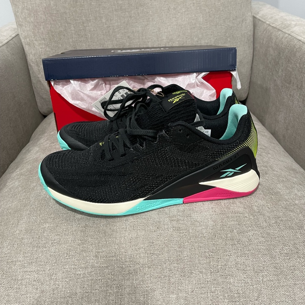 Brand New Never Worn Reebok Nano X1 Vegan Women’s Cross Training Shoe.  Size 10